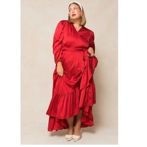 Ivy City Co Mi Amor Dress in Red Size 4X